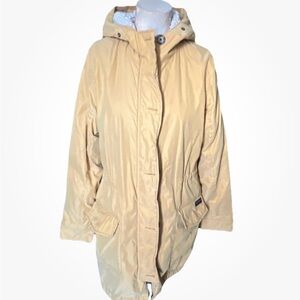 Abercrombie & Fitch Women's Beige Hooded Ski Jacket size M